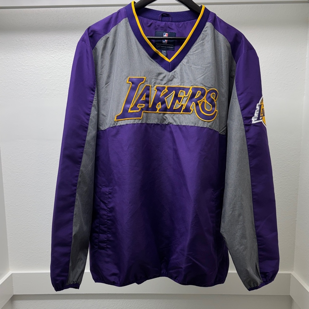 NBA Los Angeles Lakers Purple & Gray Windbreaker